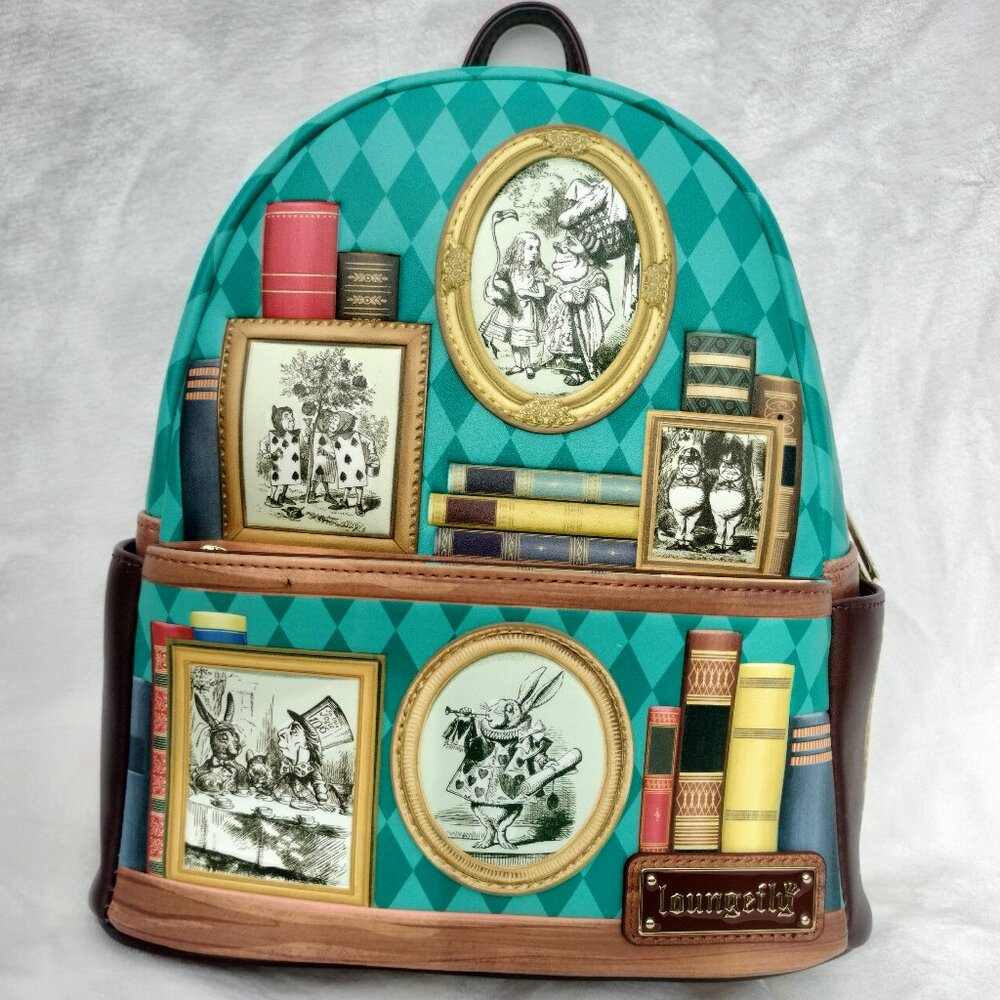 NWT Loungefly Disney Alice in wonderland classic mini back pack